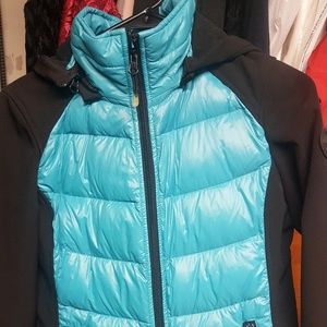 Agua and black Halifax Jacket